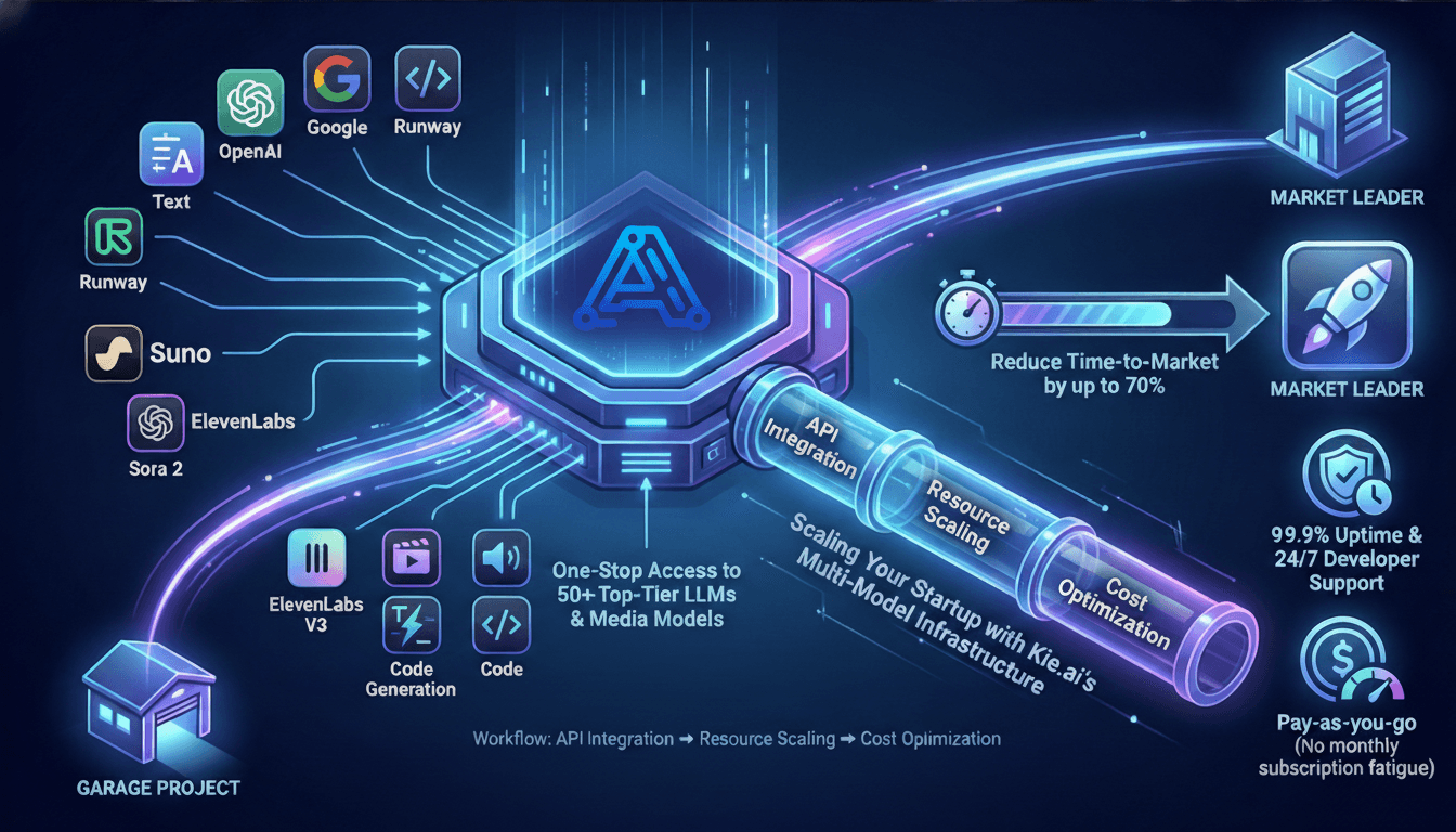 Scaling Your Startup with Kie.ai’s Multi-Model Infrastructure