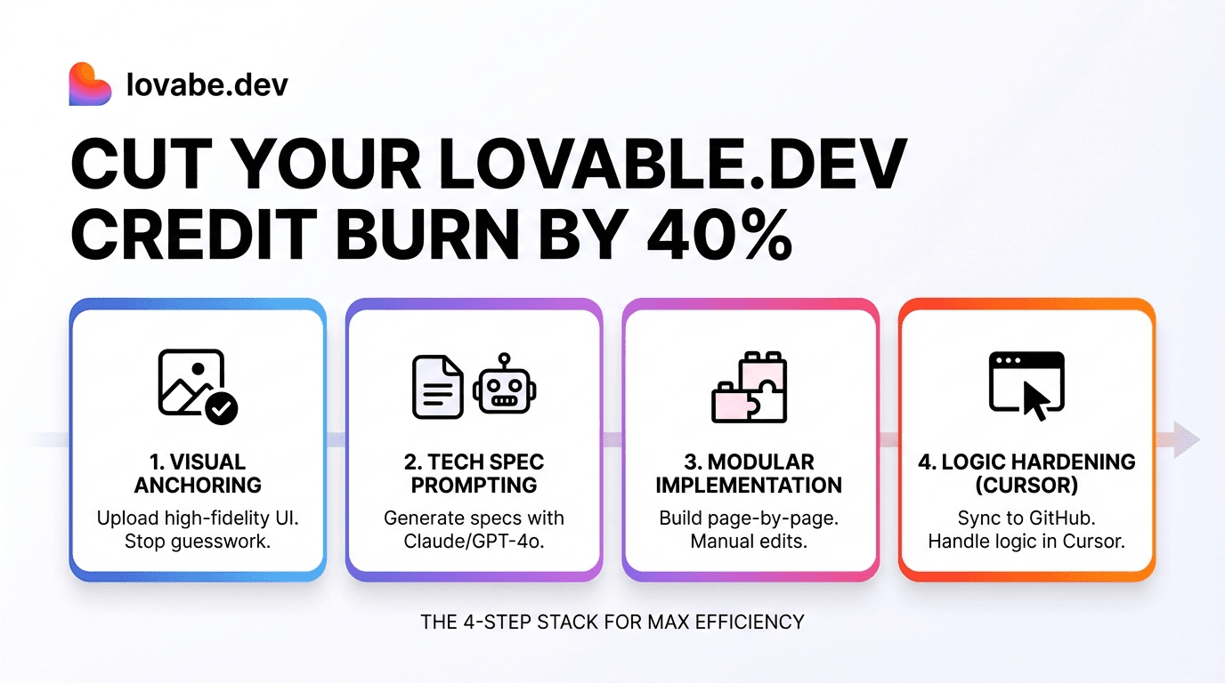 Cut Your Lovable.dev Credit Burn by 40% with This 4-Step Stack