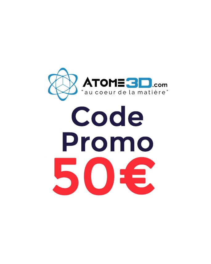 Atome3D - Code Promo 50€